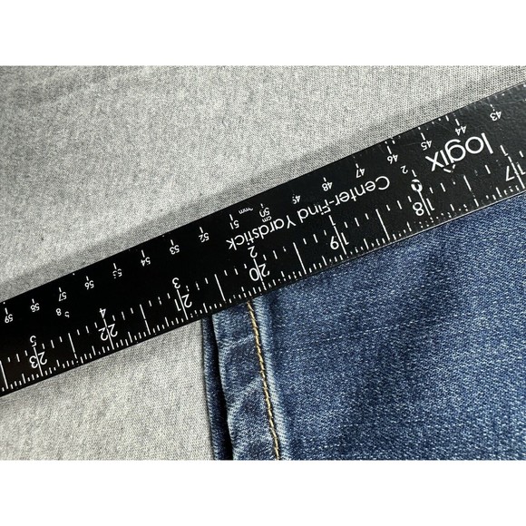 Carhartt Size 6 Blue Original Fit Crop Straight Leg Denim Jeans Women - Picture 5 of 6